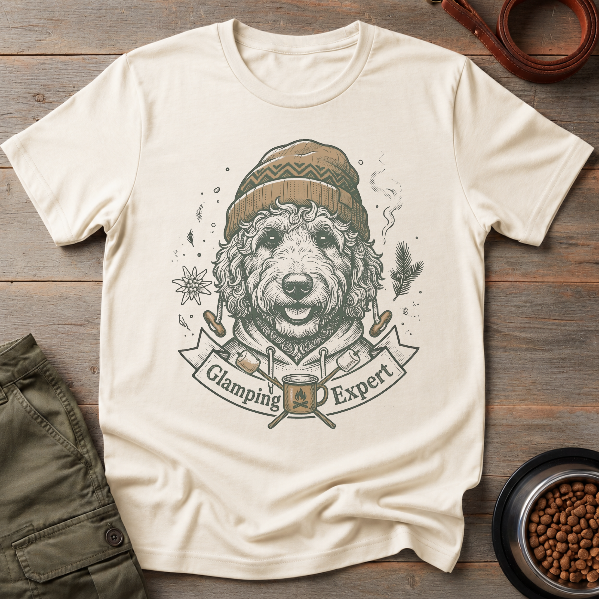 Labradoodle The Glamping Expert Tee