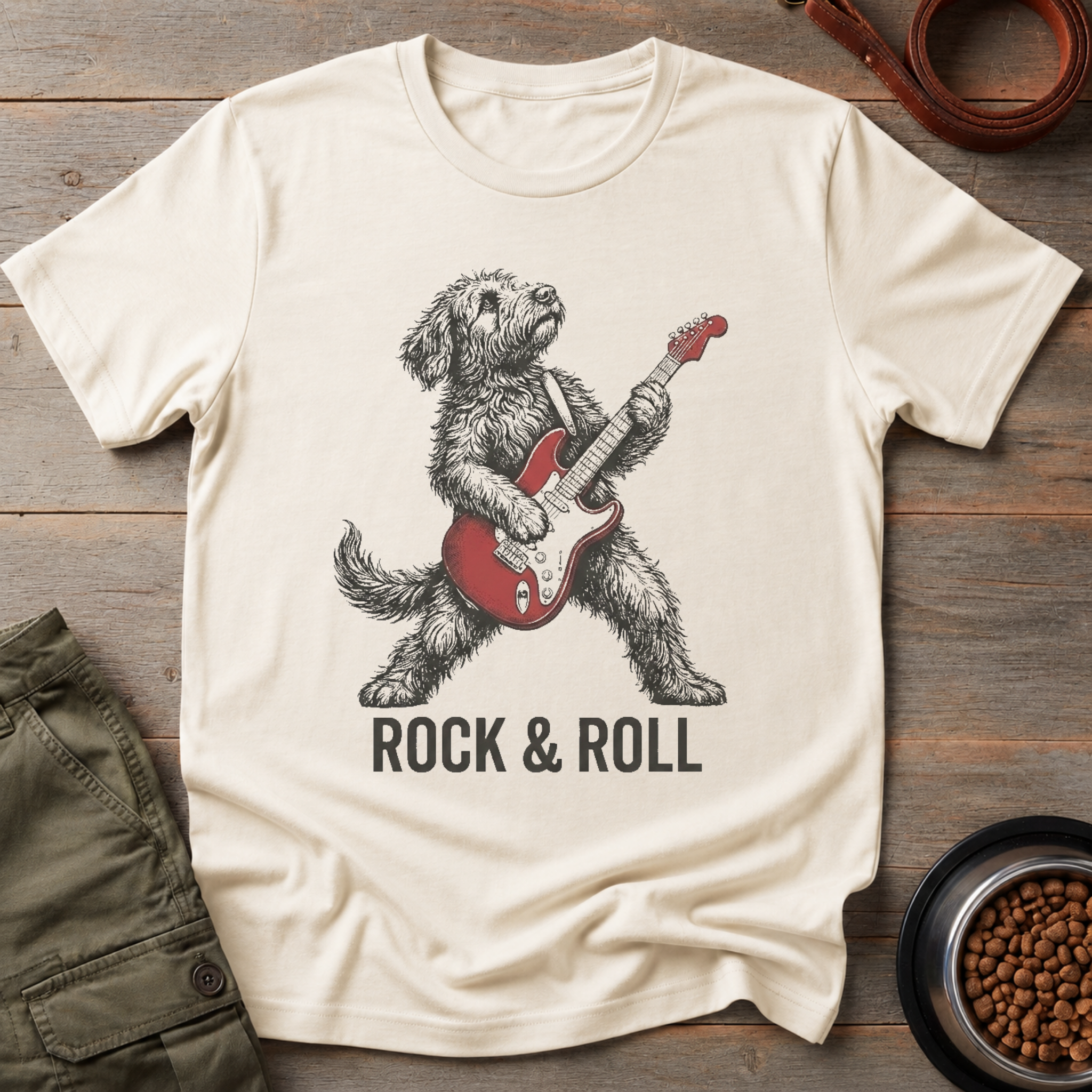 Labradoodle Rock and Roll Tee