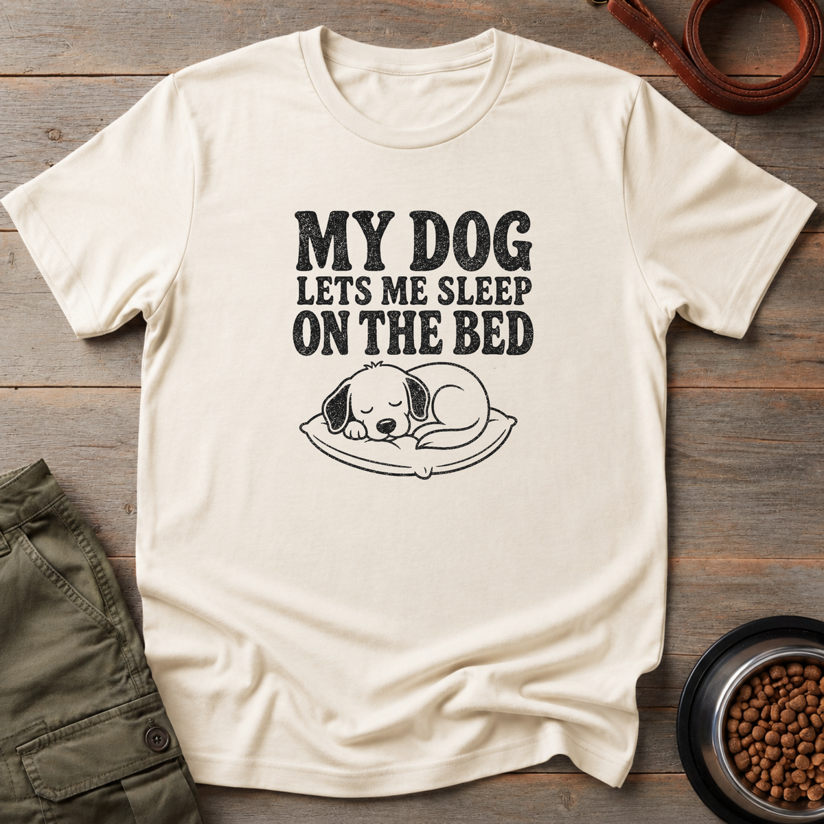 Dog Lets Me Sleep Tee