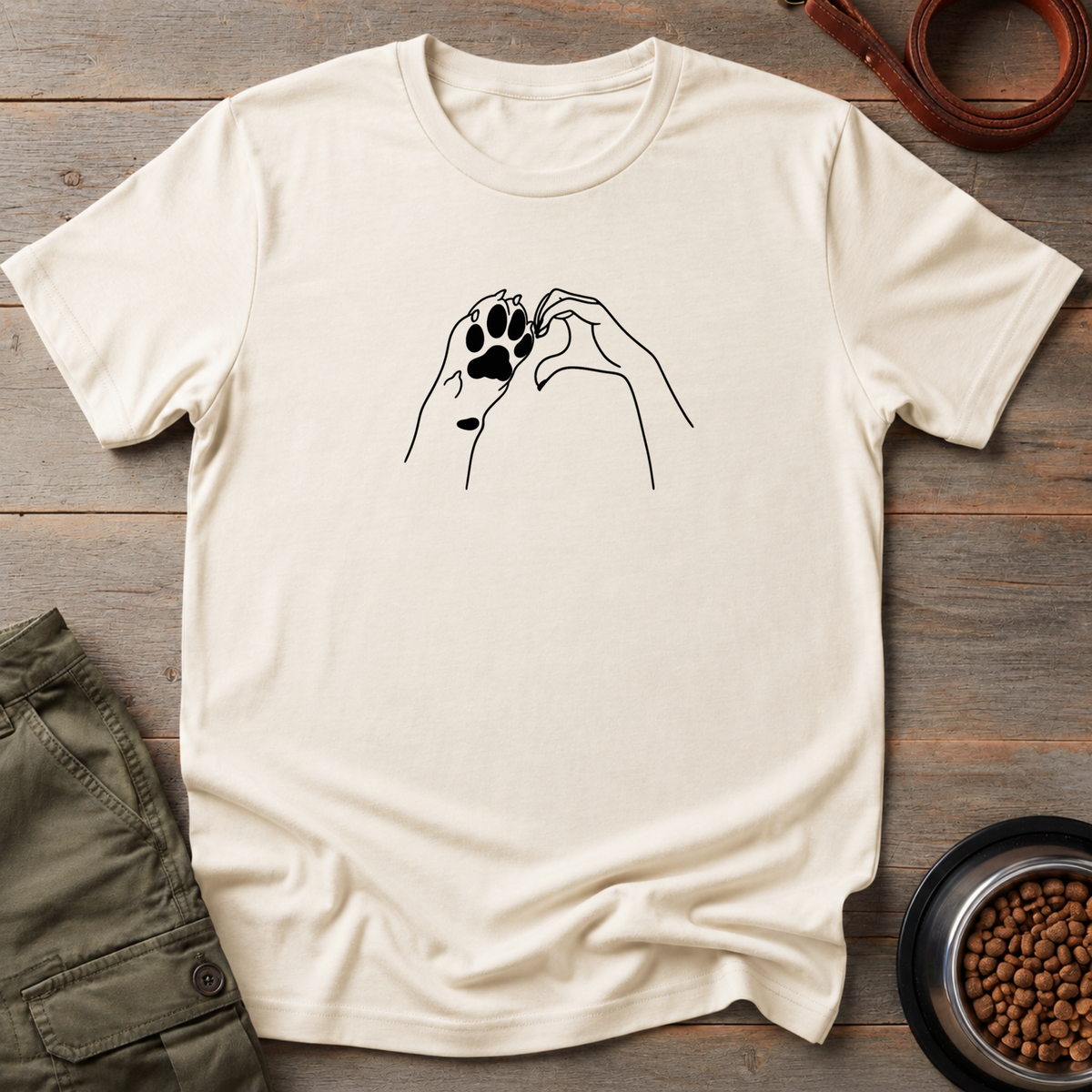 Paw Heart Gesture Tee
