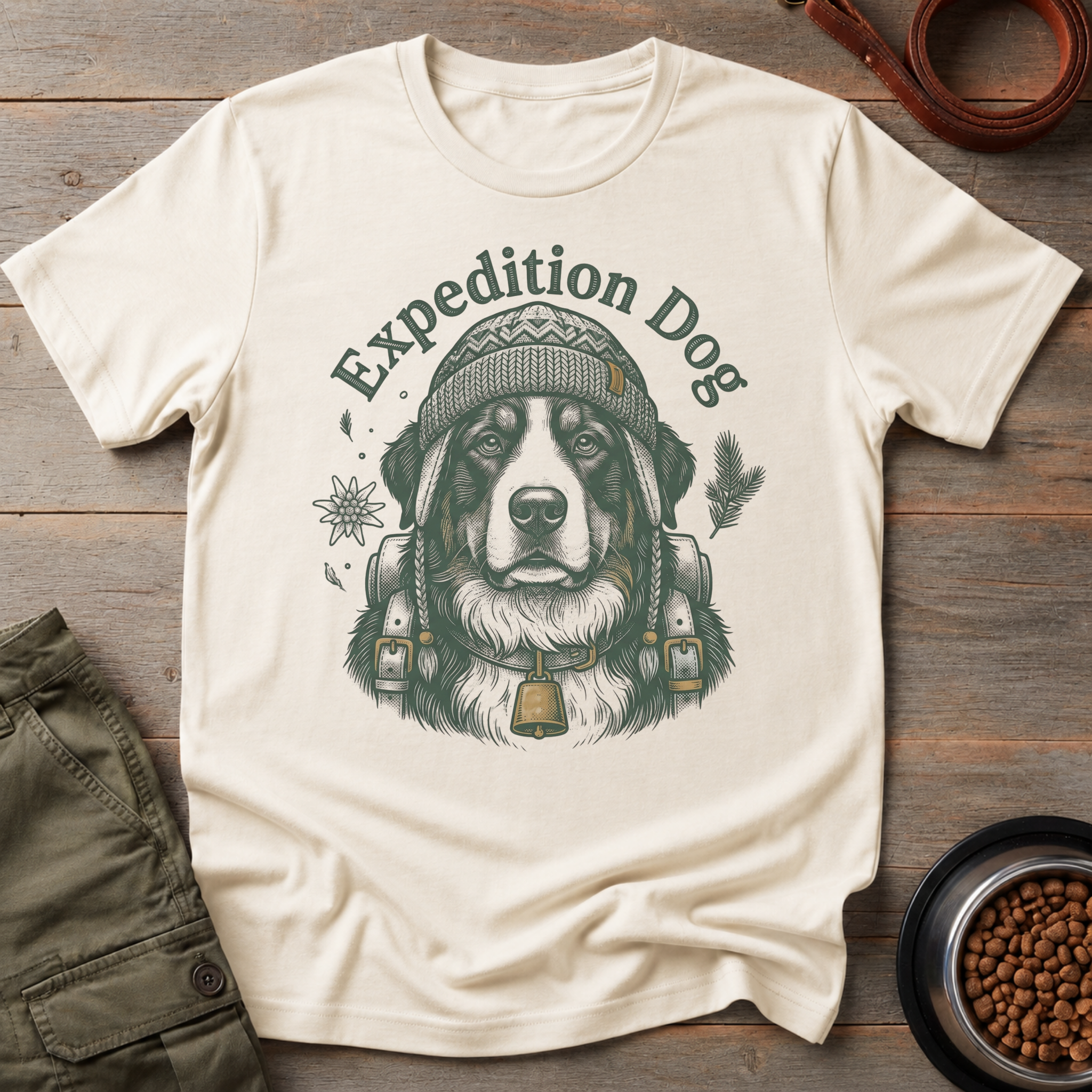 Bernese Mountain The Expedition Dog Tee