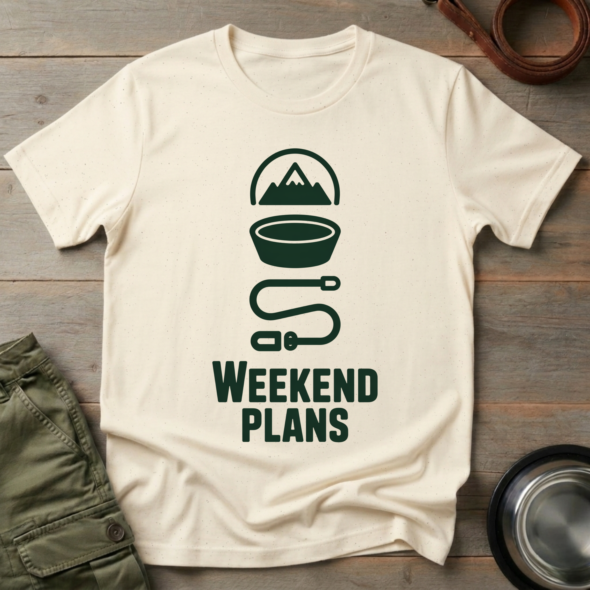 Dog Lover Weekend Routine Tee