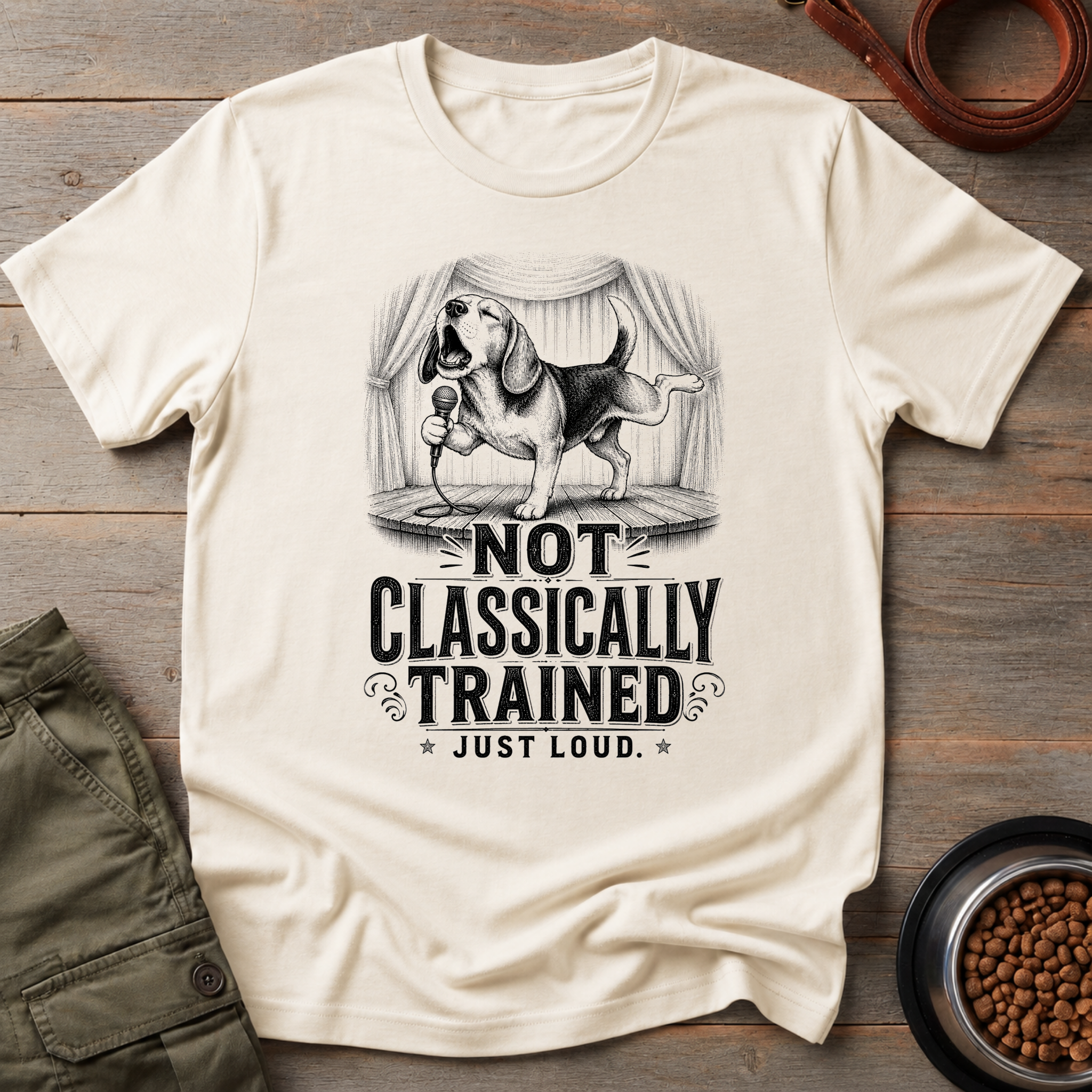 Beagle Not Classically Trained Tee