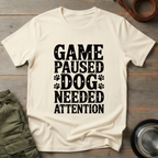 Game Paused Pup Tee