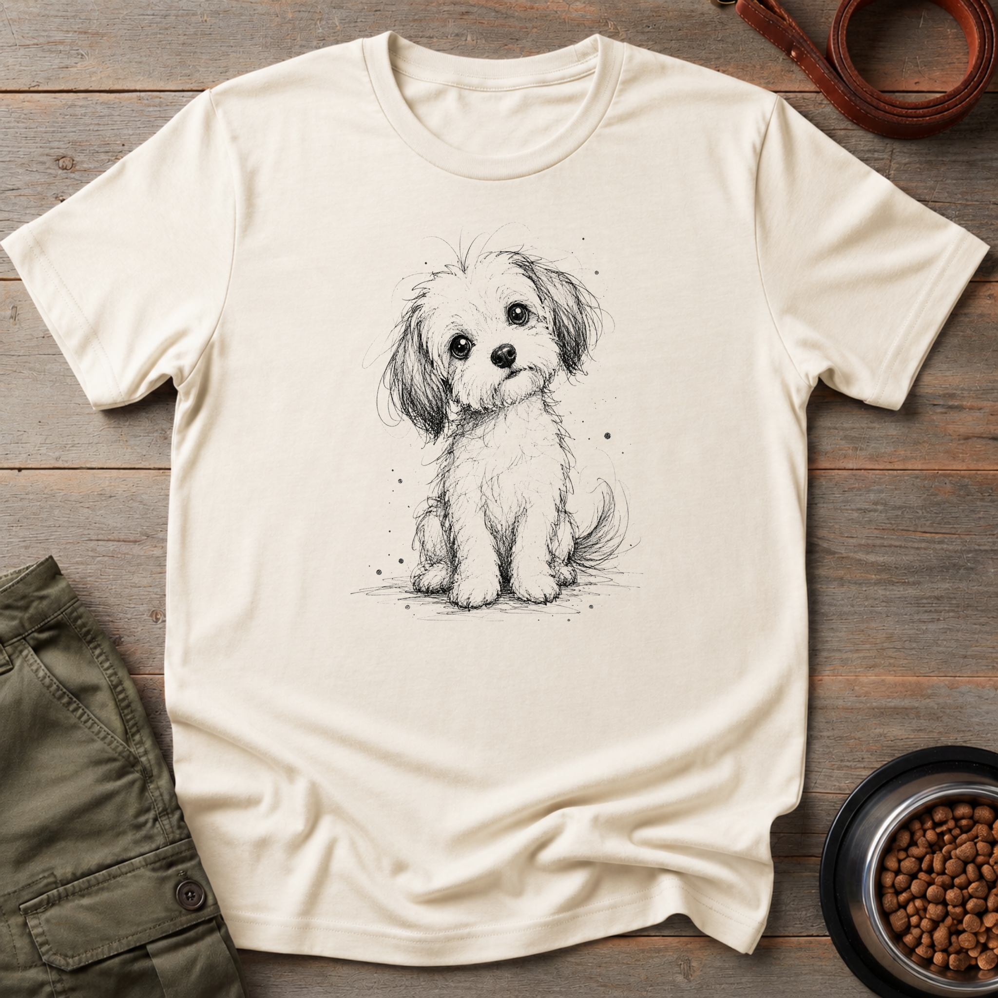 Puppy Doodle Graphic Tee