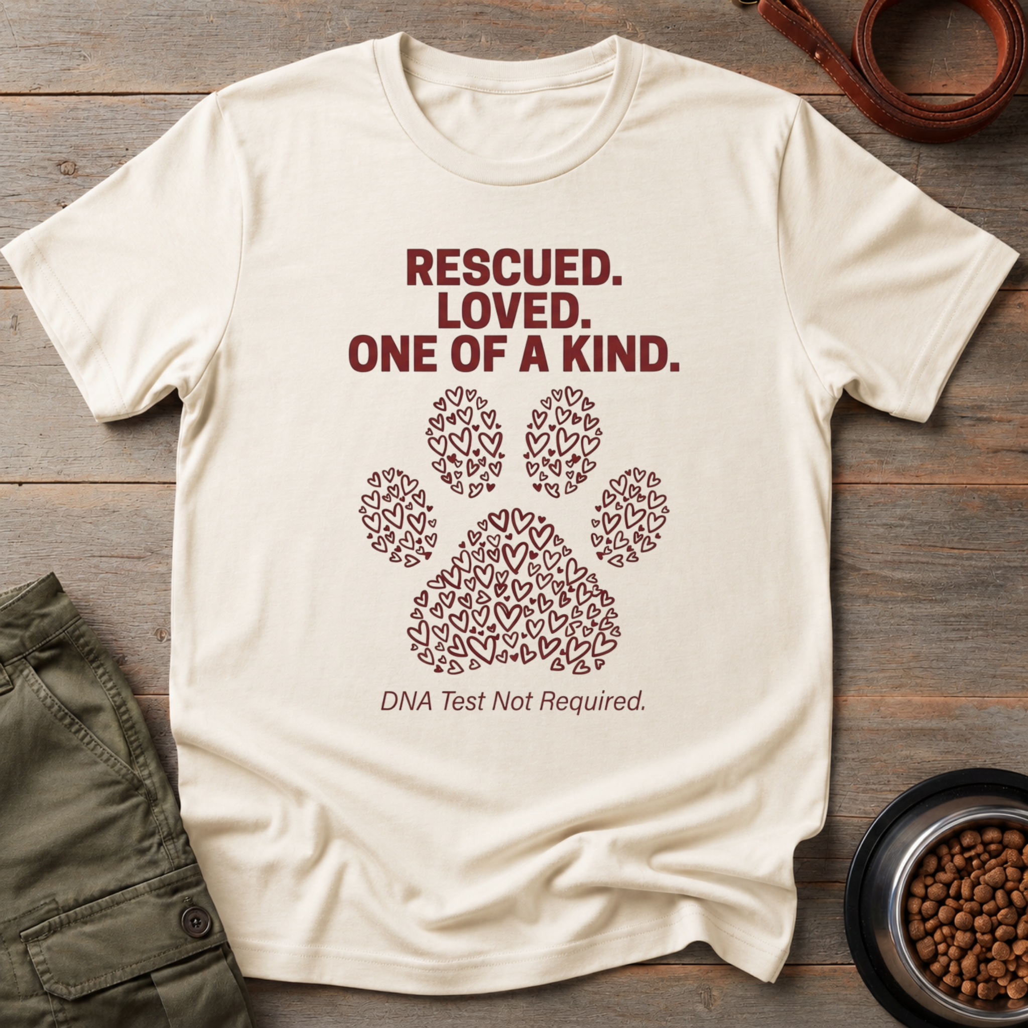 Rescued Loved One Of A Kind Tee
