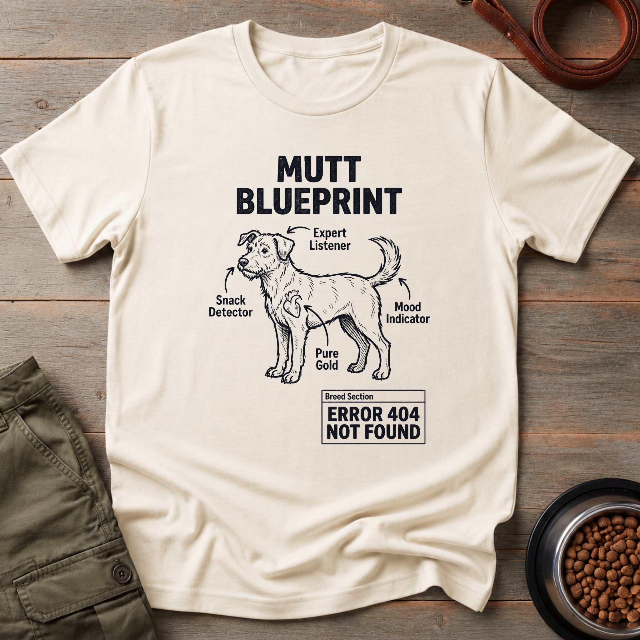Blueprint Of A Mutt Tee