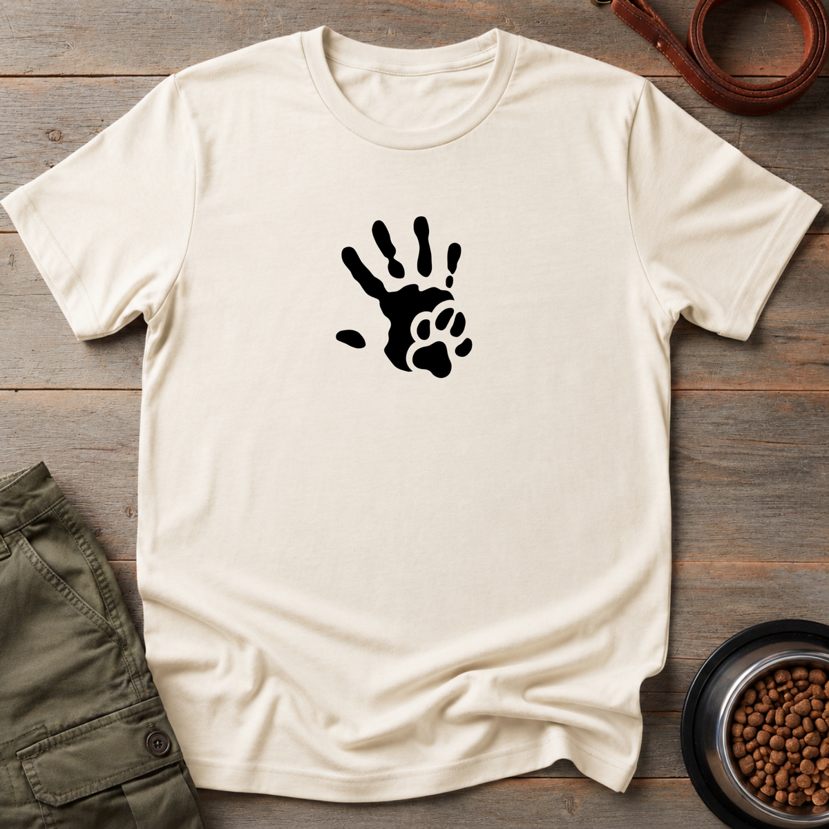 Hand Meets Paw Tee