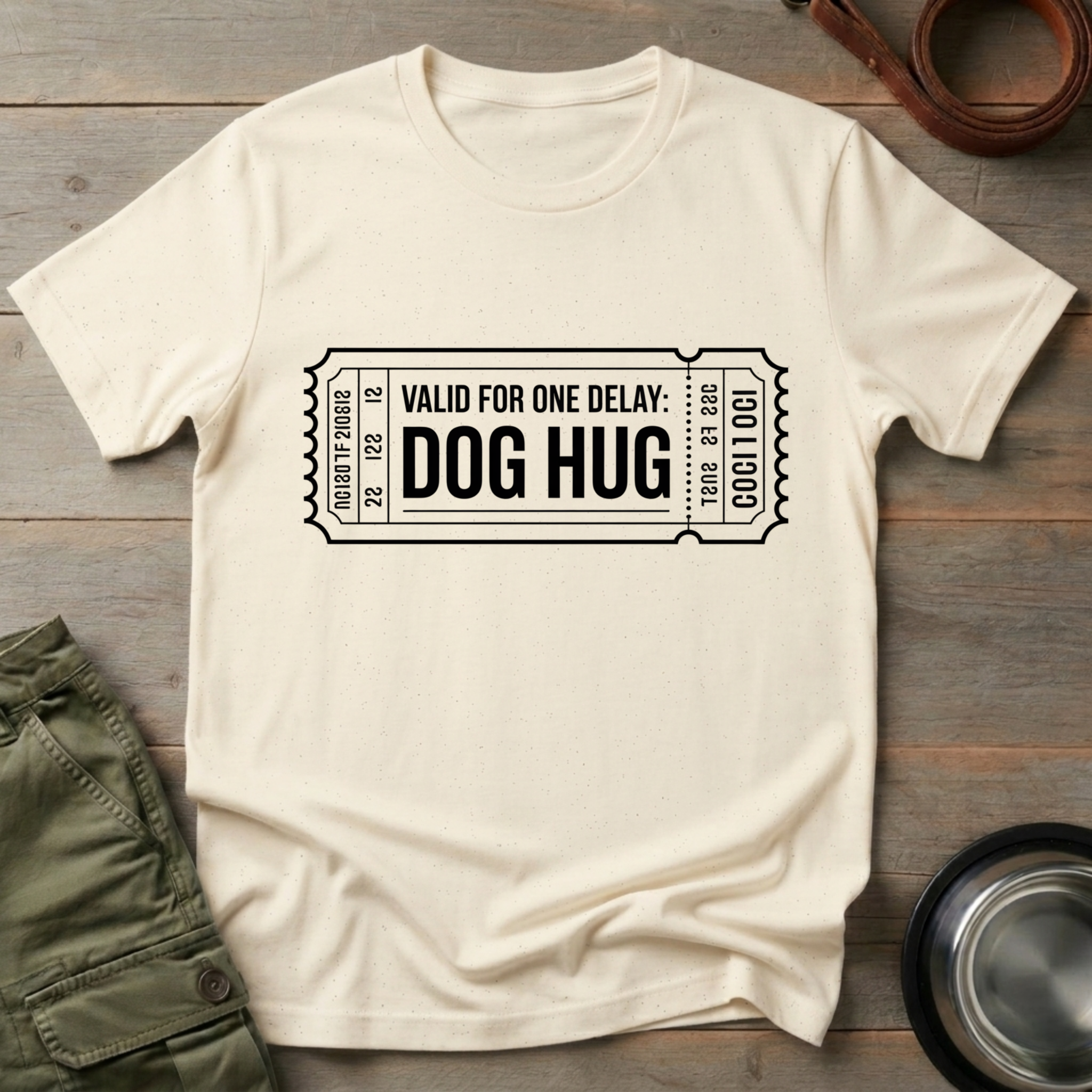 Dog Hug Ticket Tee