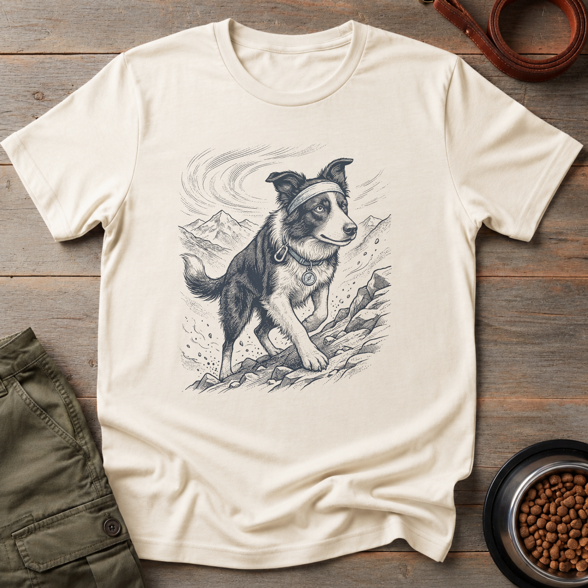 Border Collie The Summit Chaser Tee