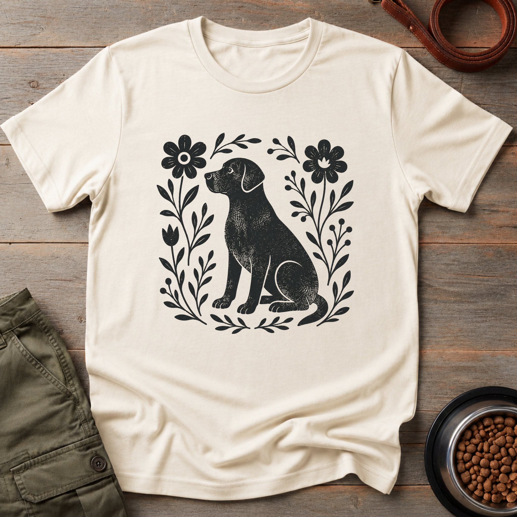 Cottagecore Dog Tee