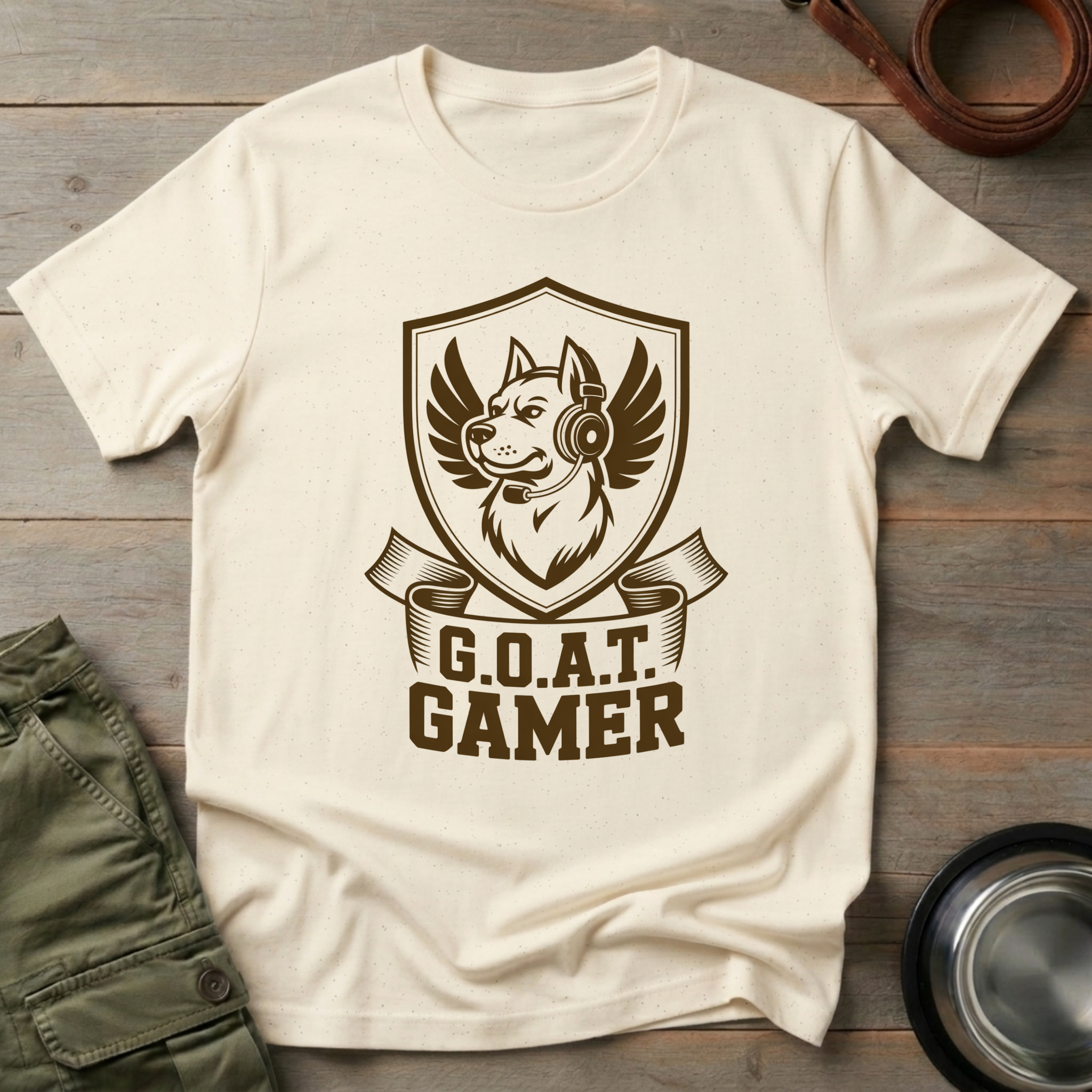 GOAT Gamer Dog Tee