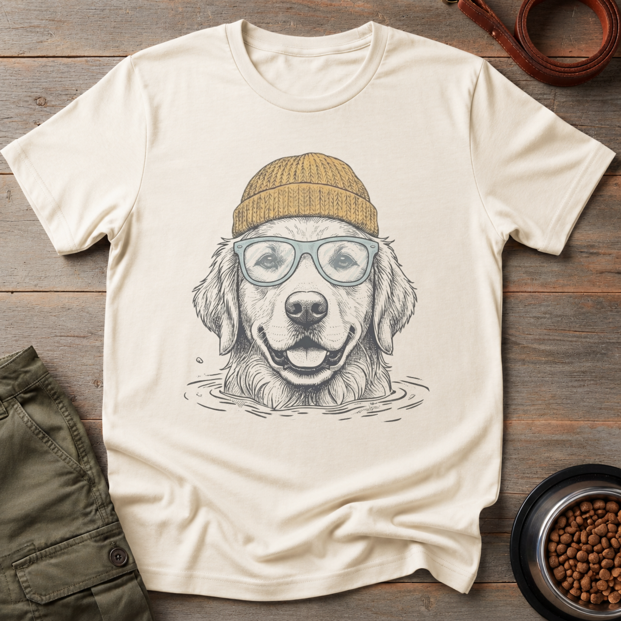 Golden Retriever The Lake Lover Tee