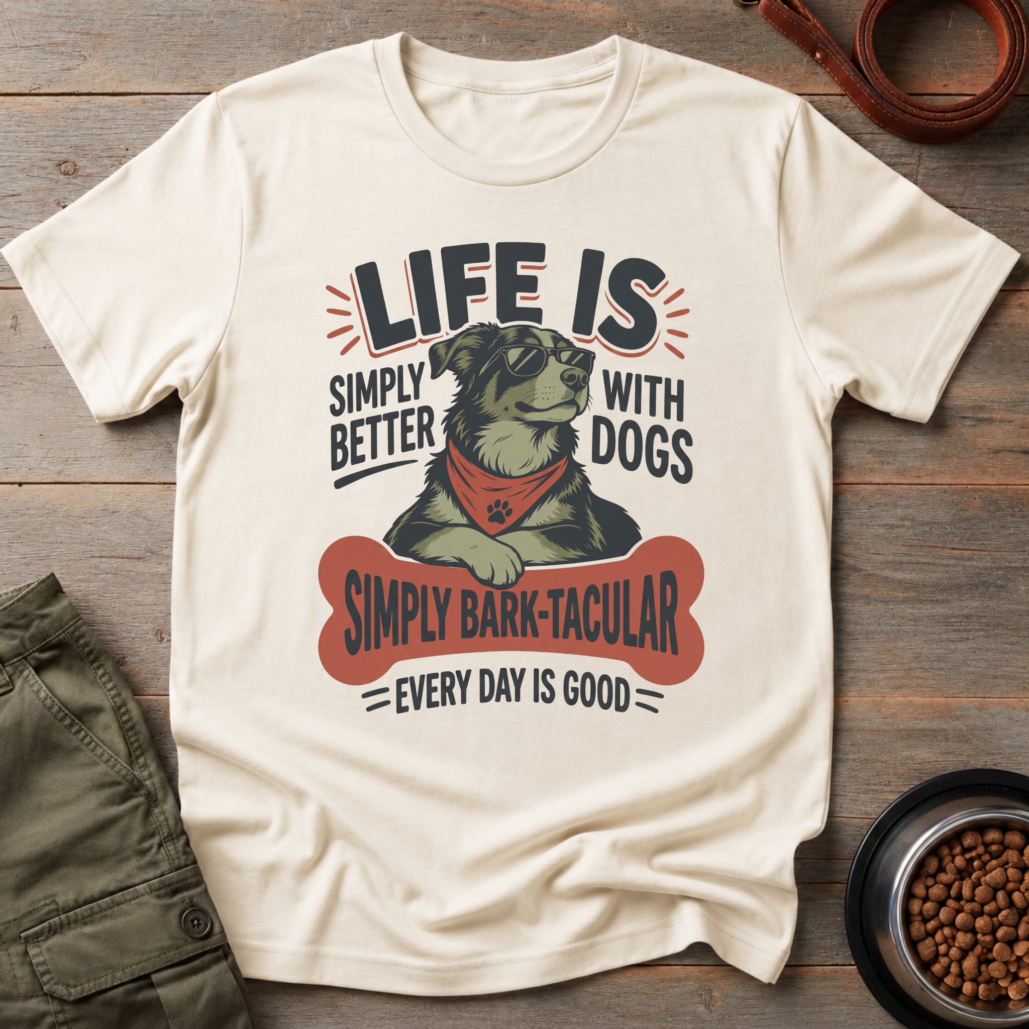 Life Is Better with Dogs Tee