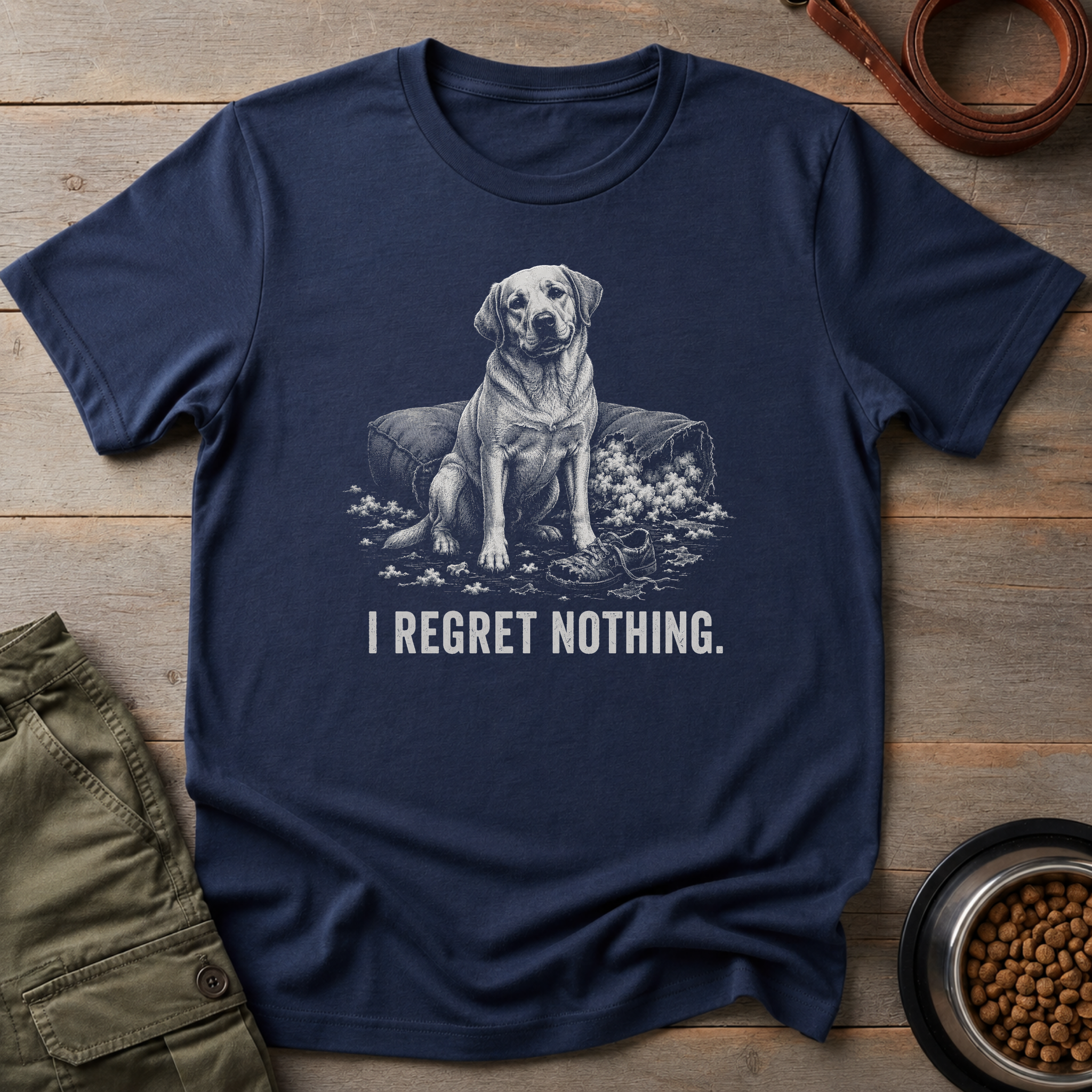 Labrador Retriever I Regret Nothing Tee