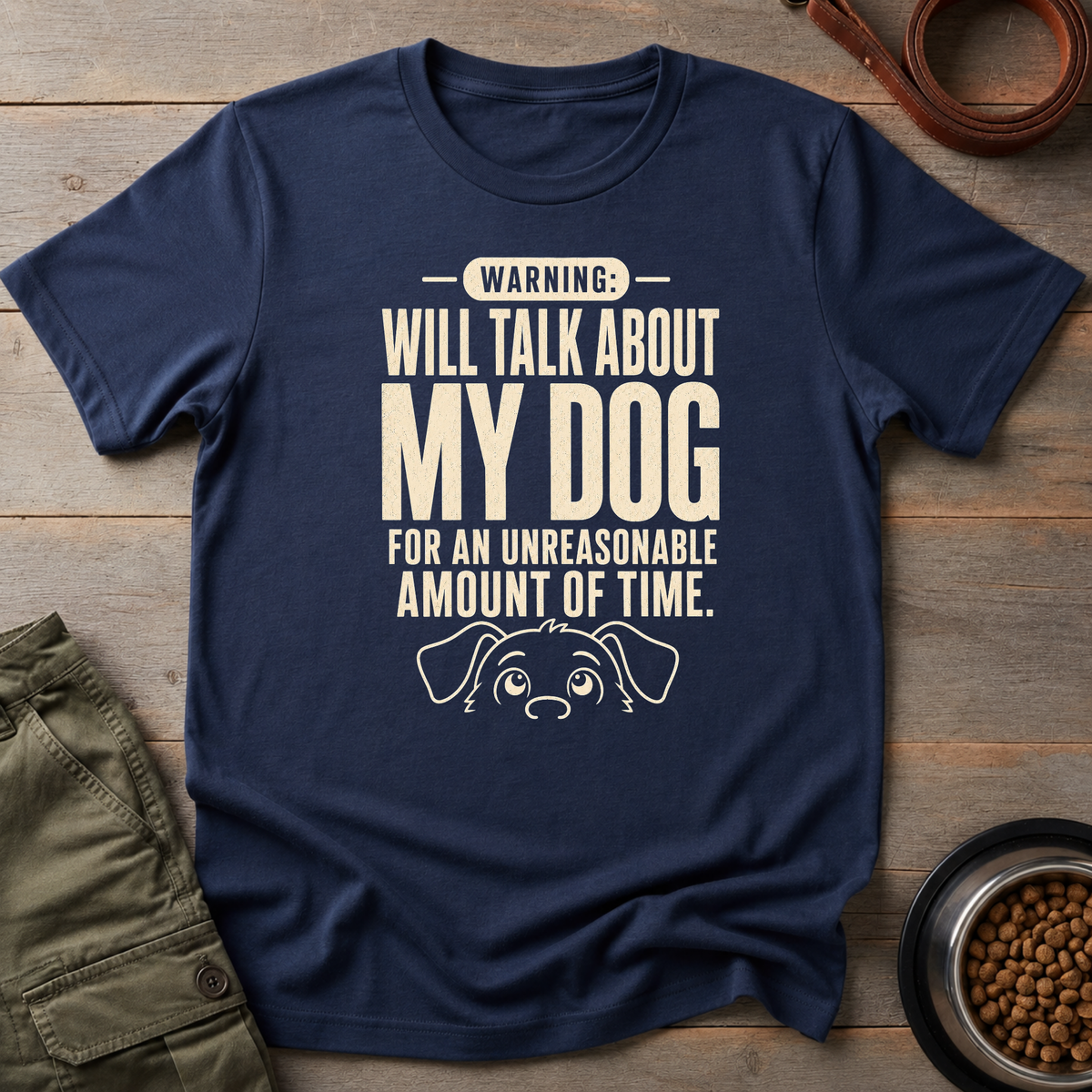Warning Dog Talk Incoming Tee