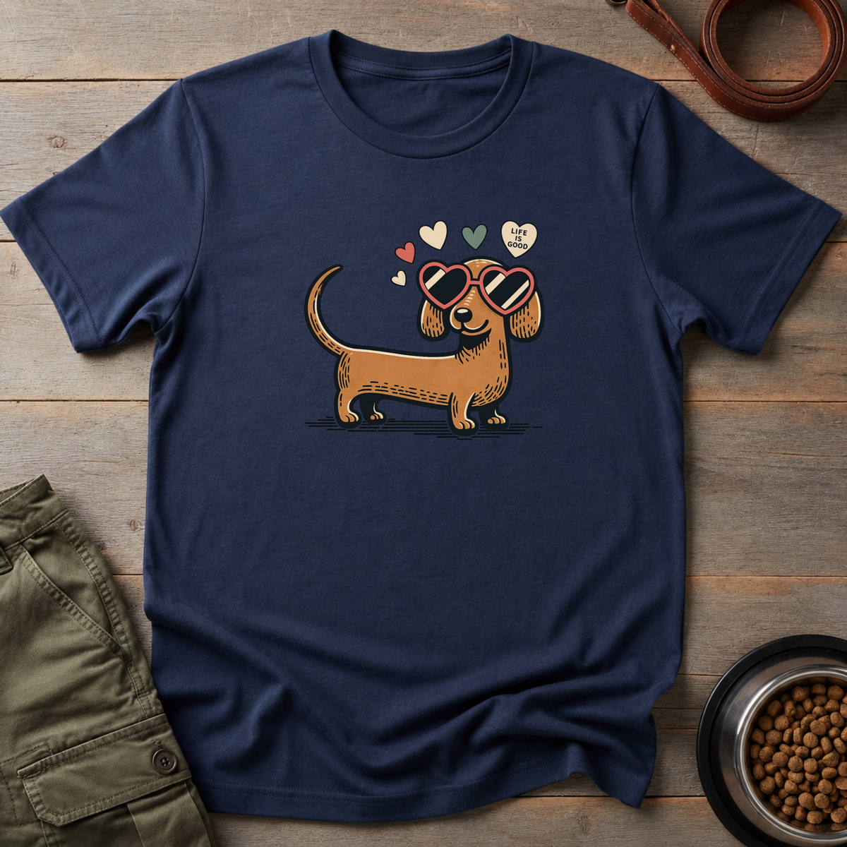 Dachshund Life Is Good Tee