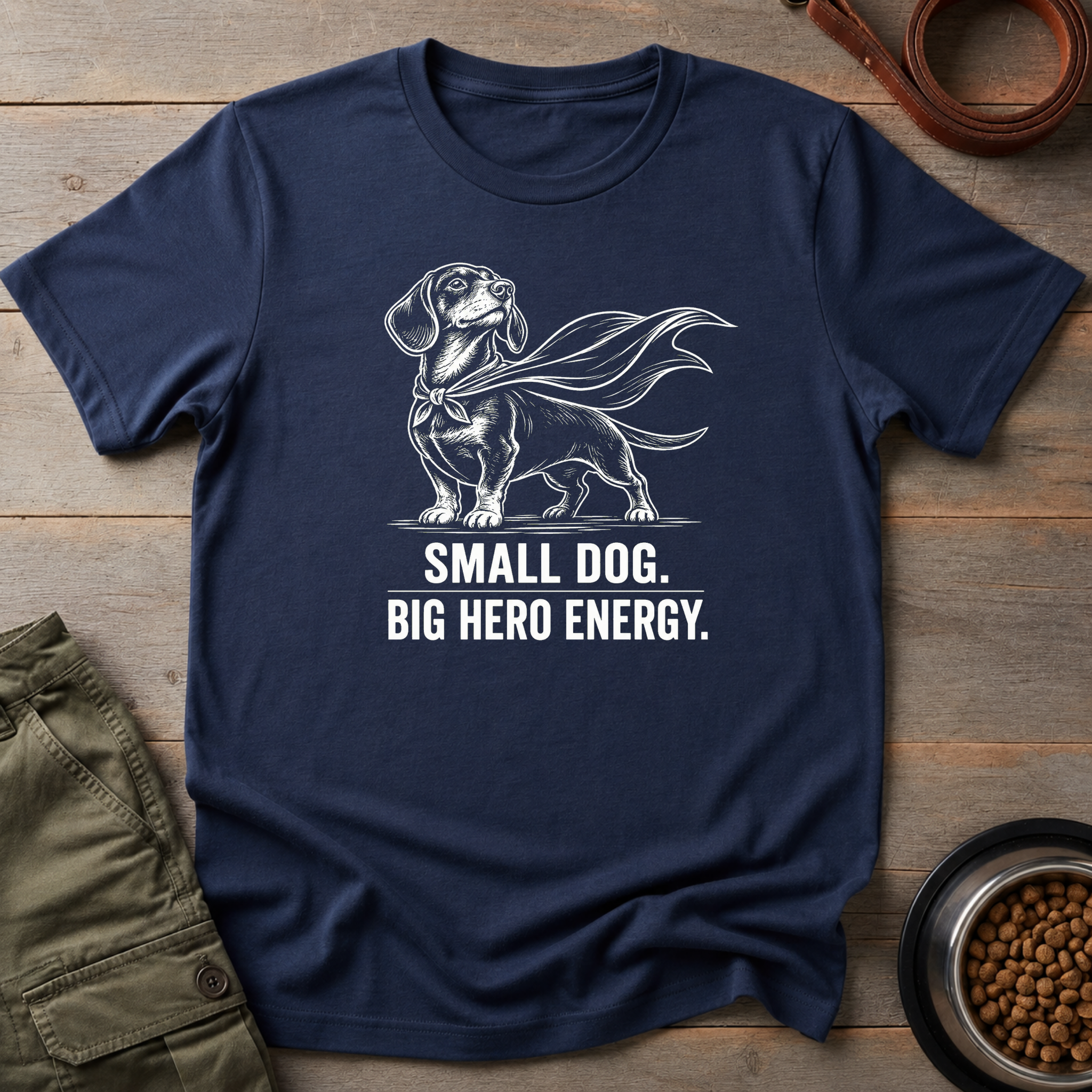 Dachshund Big Hero Energy Tee