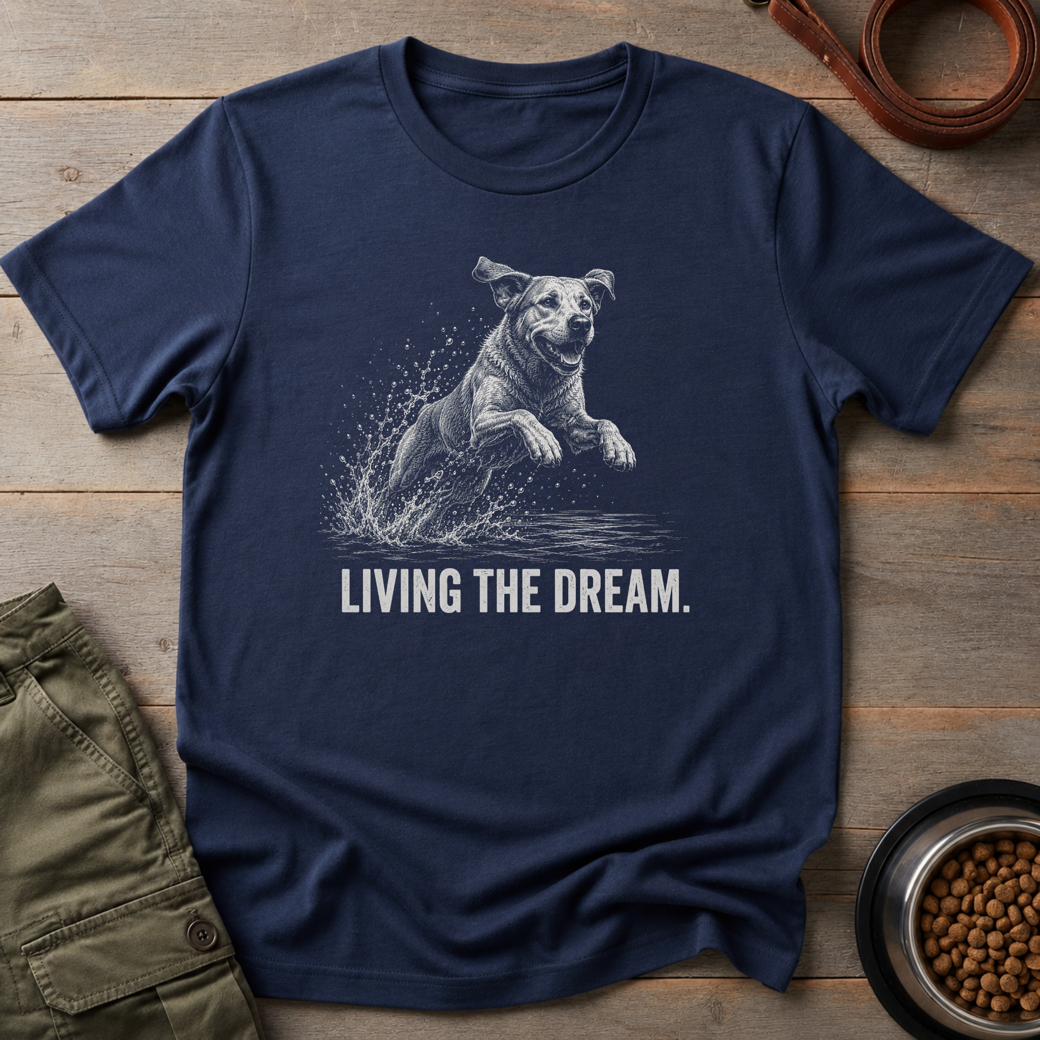 Labrador Retriever Living The Dream Tee
