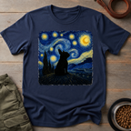 Van Gogh Starry Frenchie Tee