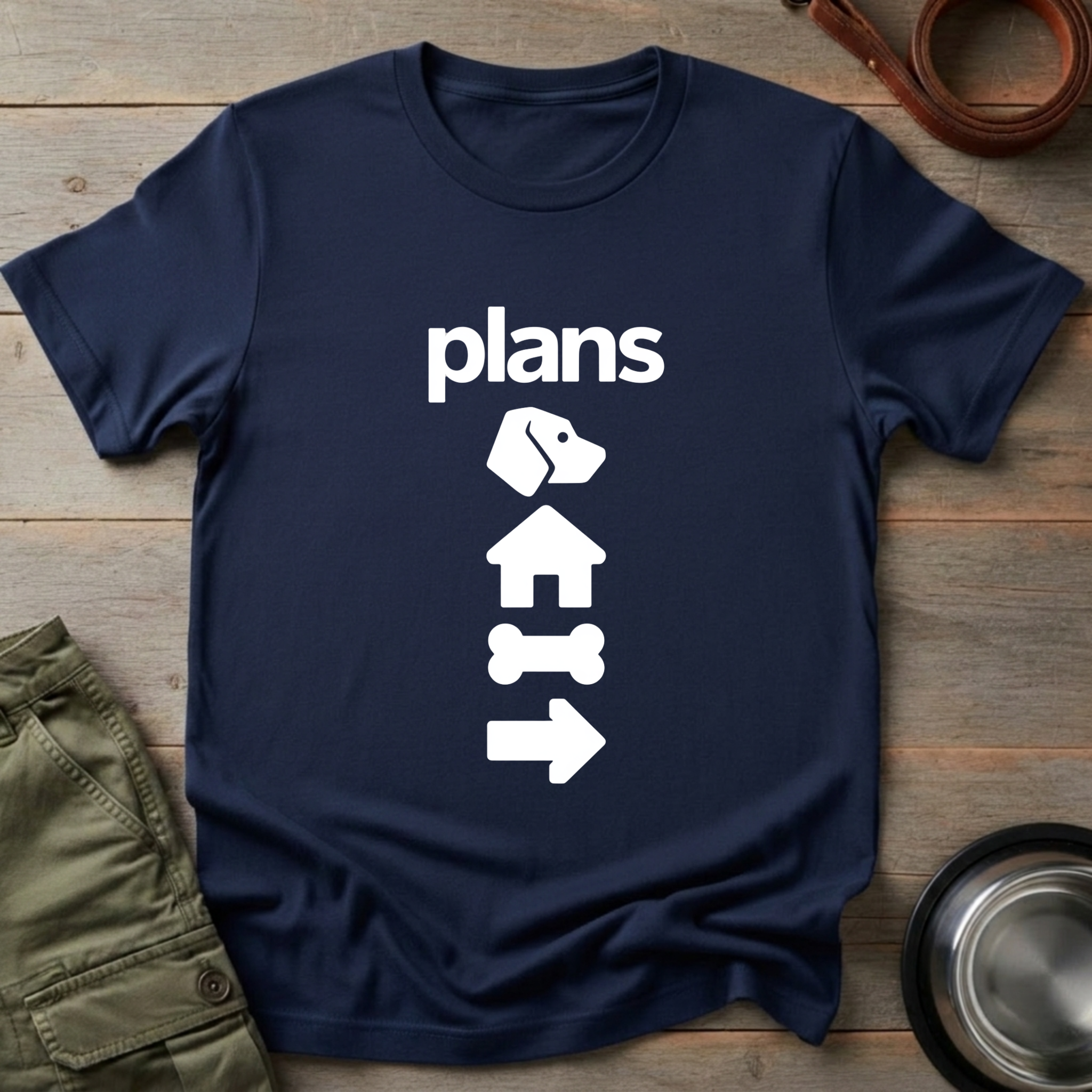 Weekend Plans Dog Life Tee