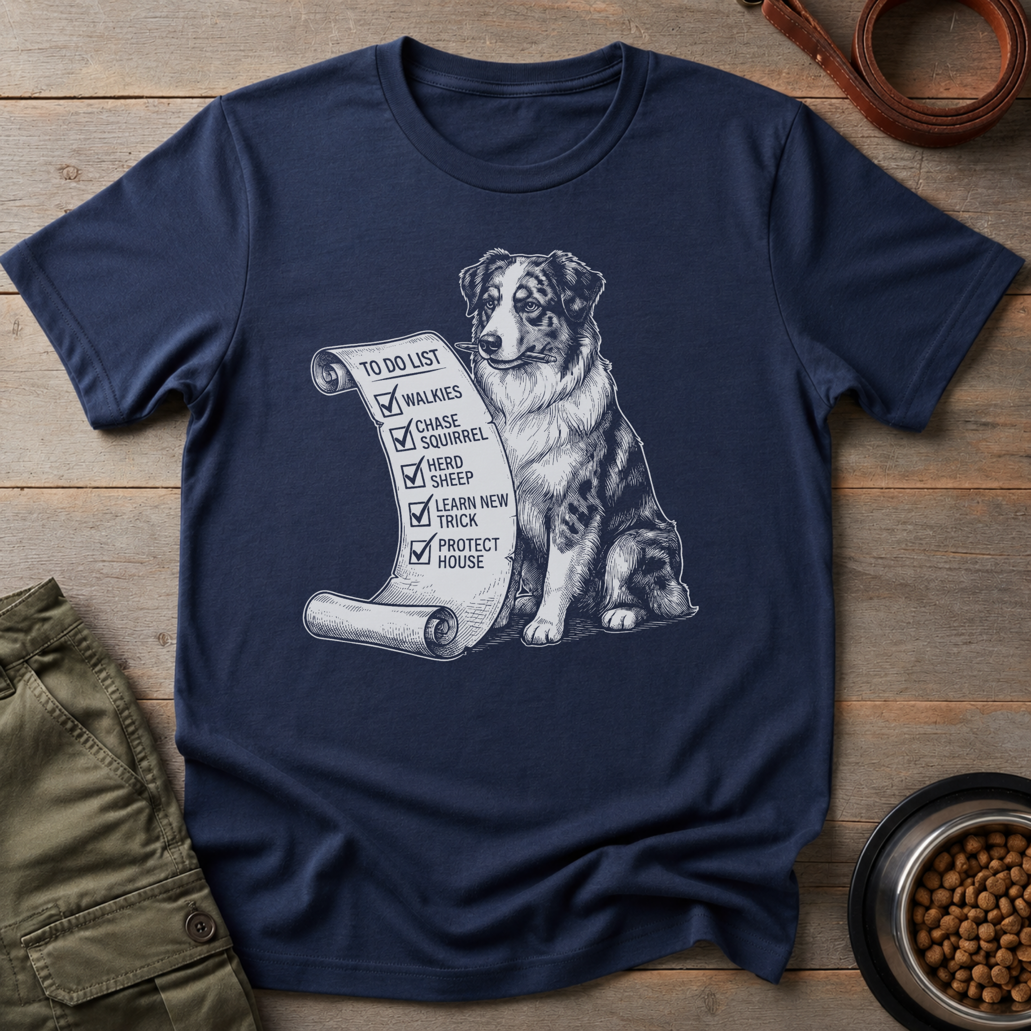 Australian Shepherd I Already Did It Tee