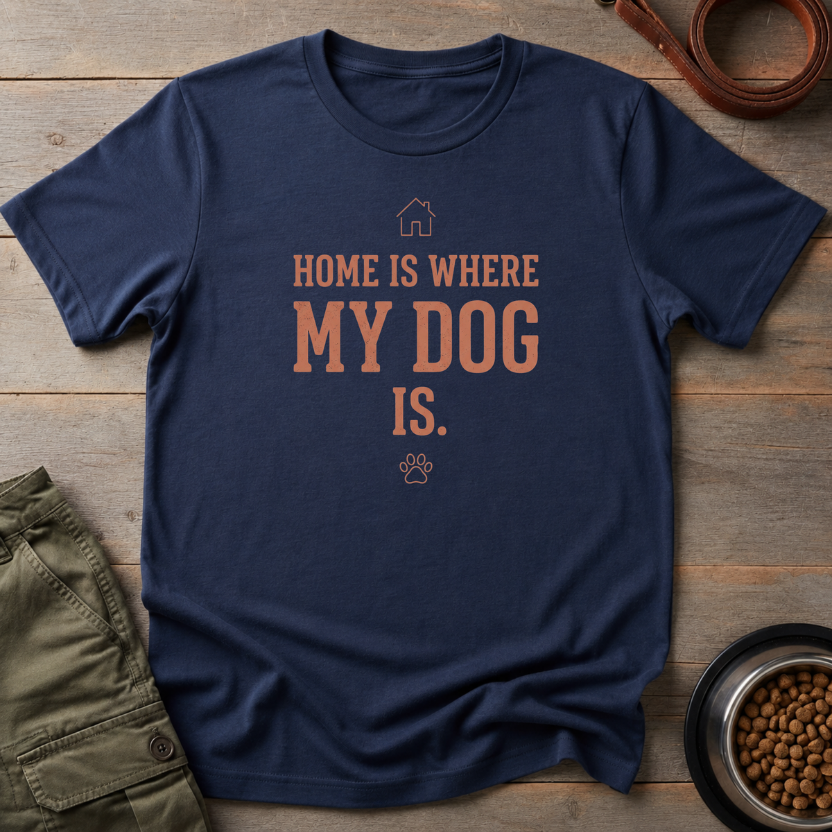 Home Is Where My Dog Tee