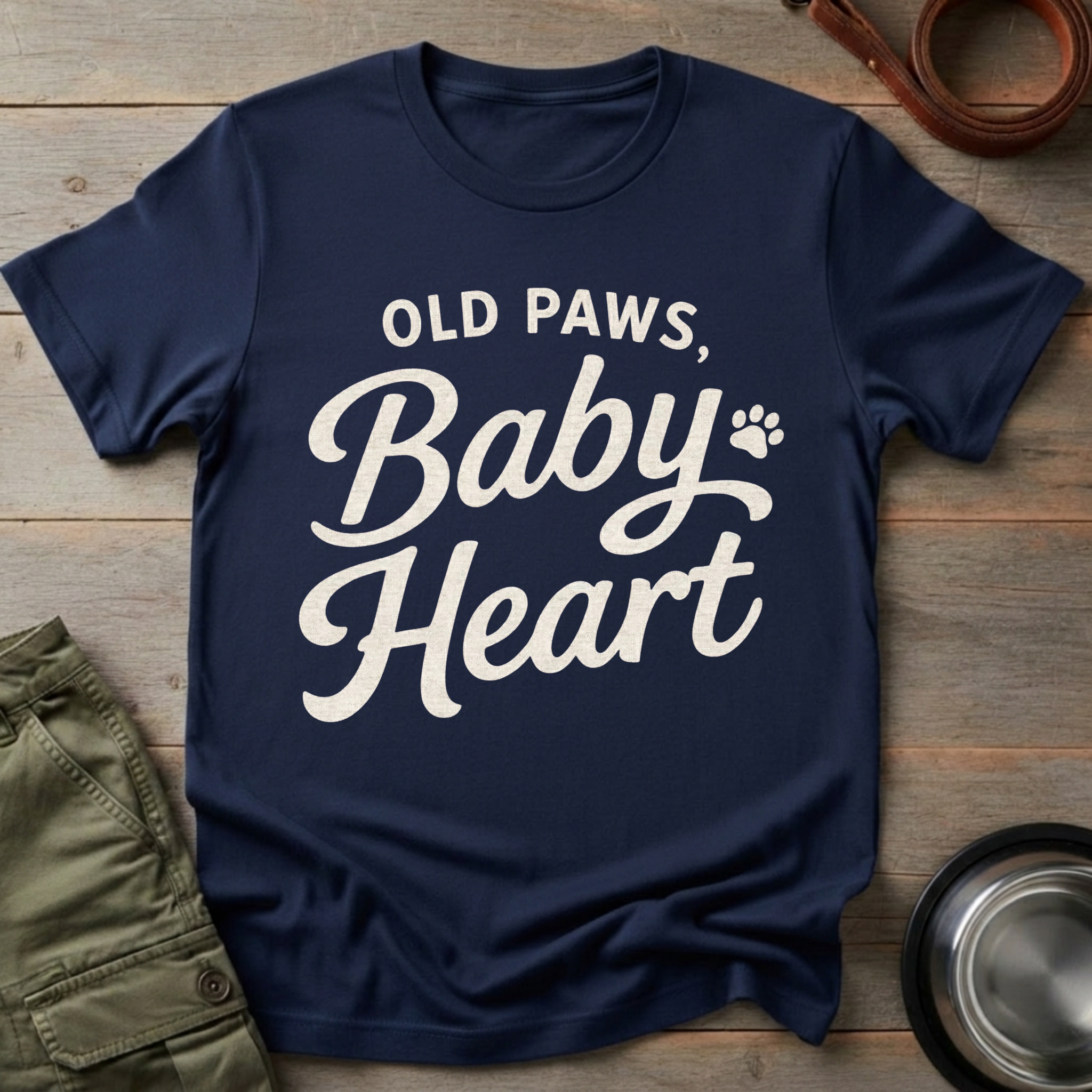 Old Paws Baby Heart Tee