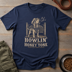 Bassett Hound Howlin' At The Honky Tonk Tee