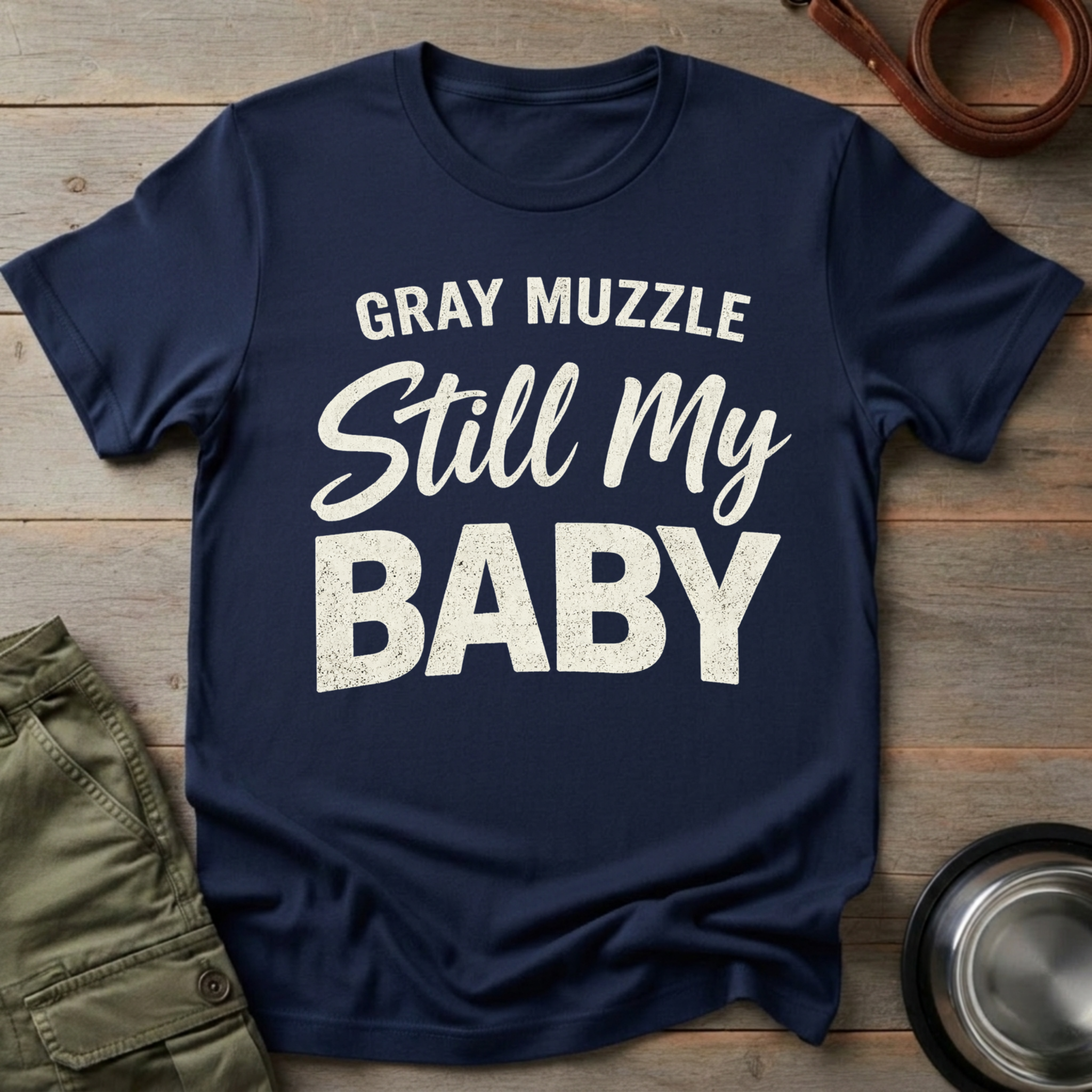 Gray Muzzle Baby Tee