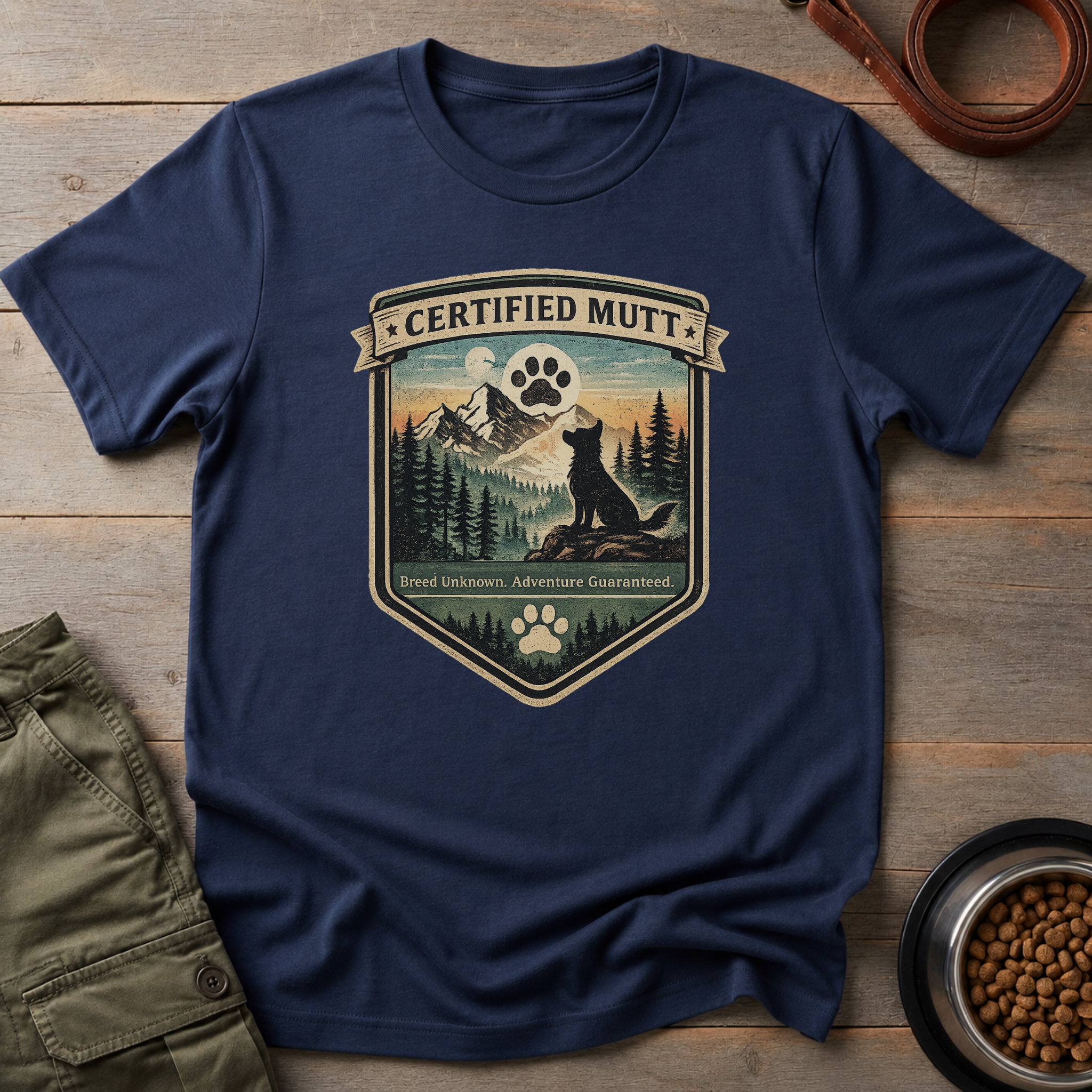 Certified Mutt Badge Tee