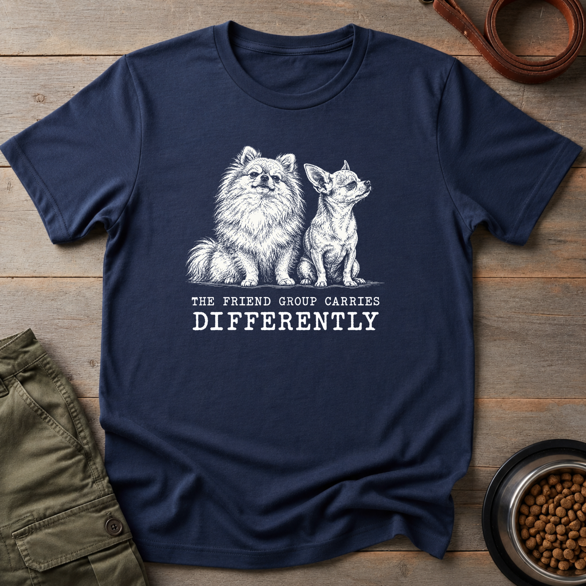 The Friend Group Carries Differently Tee