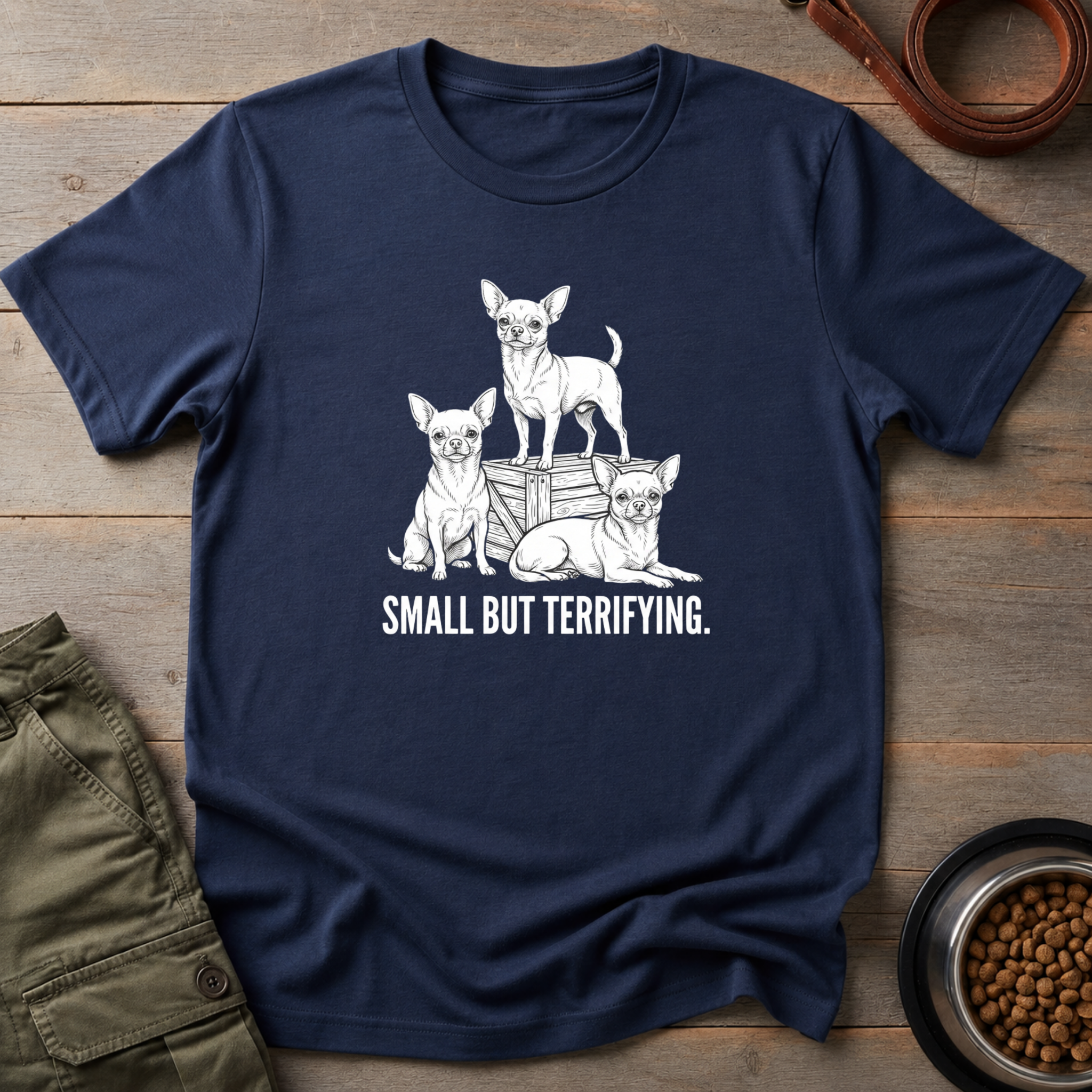 Chihuahua Small But Terrifying Tee