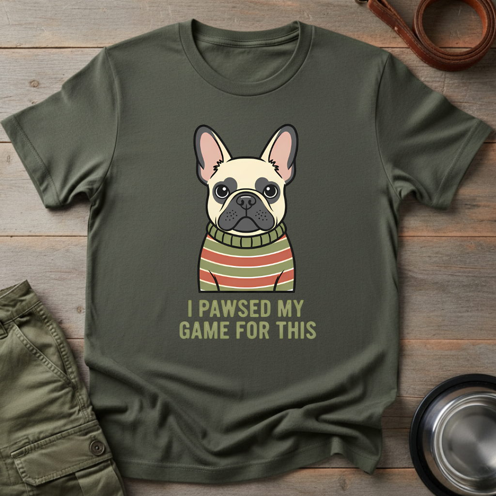 Pawsed My Game Tee