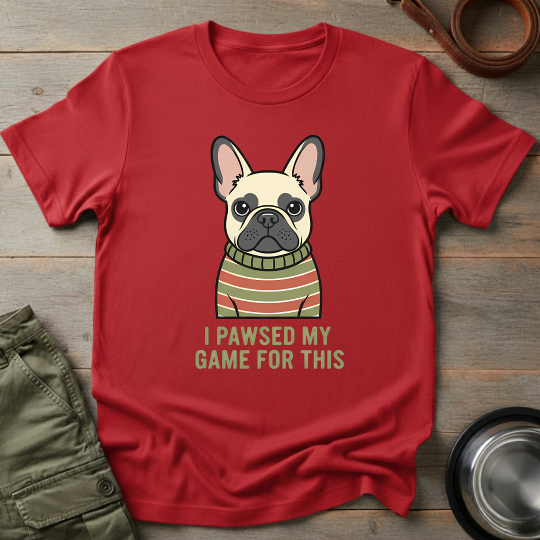 Pawsed My Game Tee