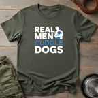 Real Men Cuddle Dogs Tee