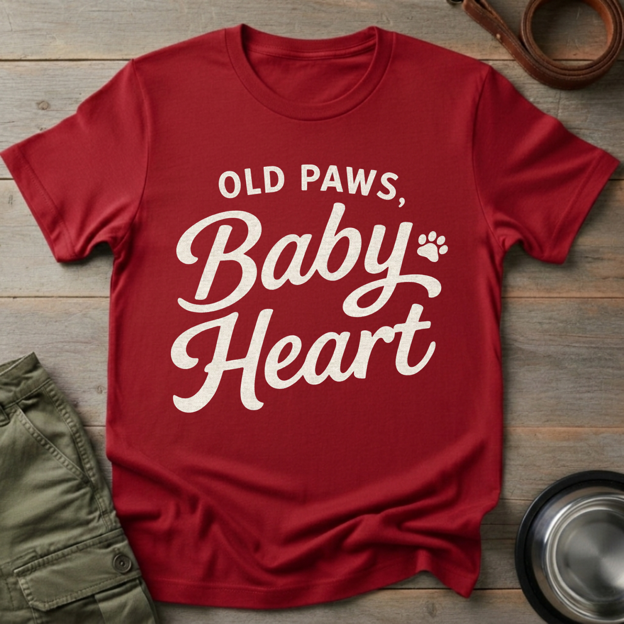Old Paws Baby Heart Tee
