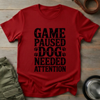 Game Paused Pup Tee