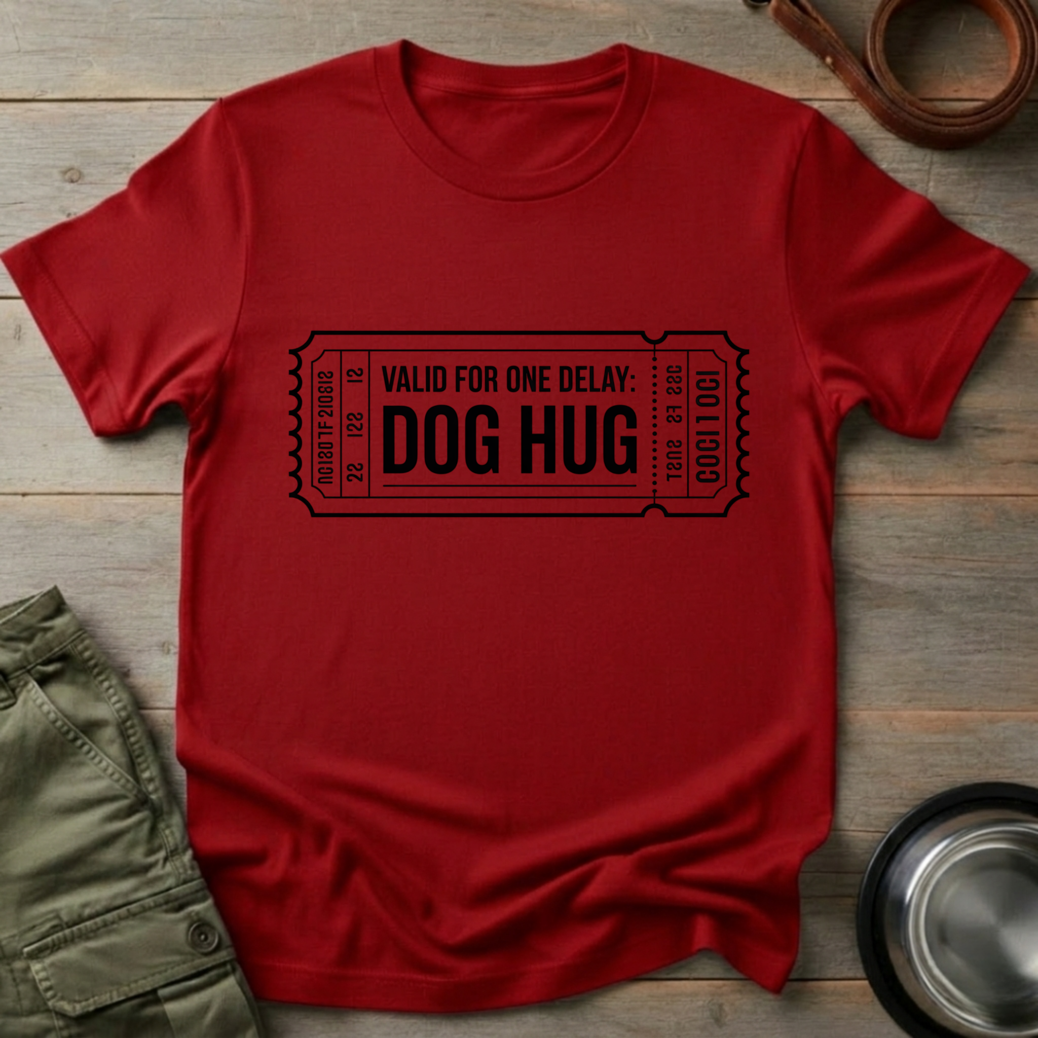 Dog Hug Ticket Tee
