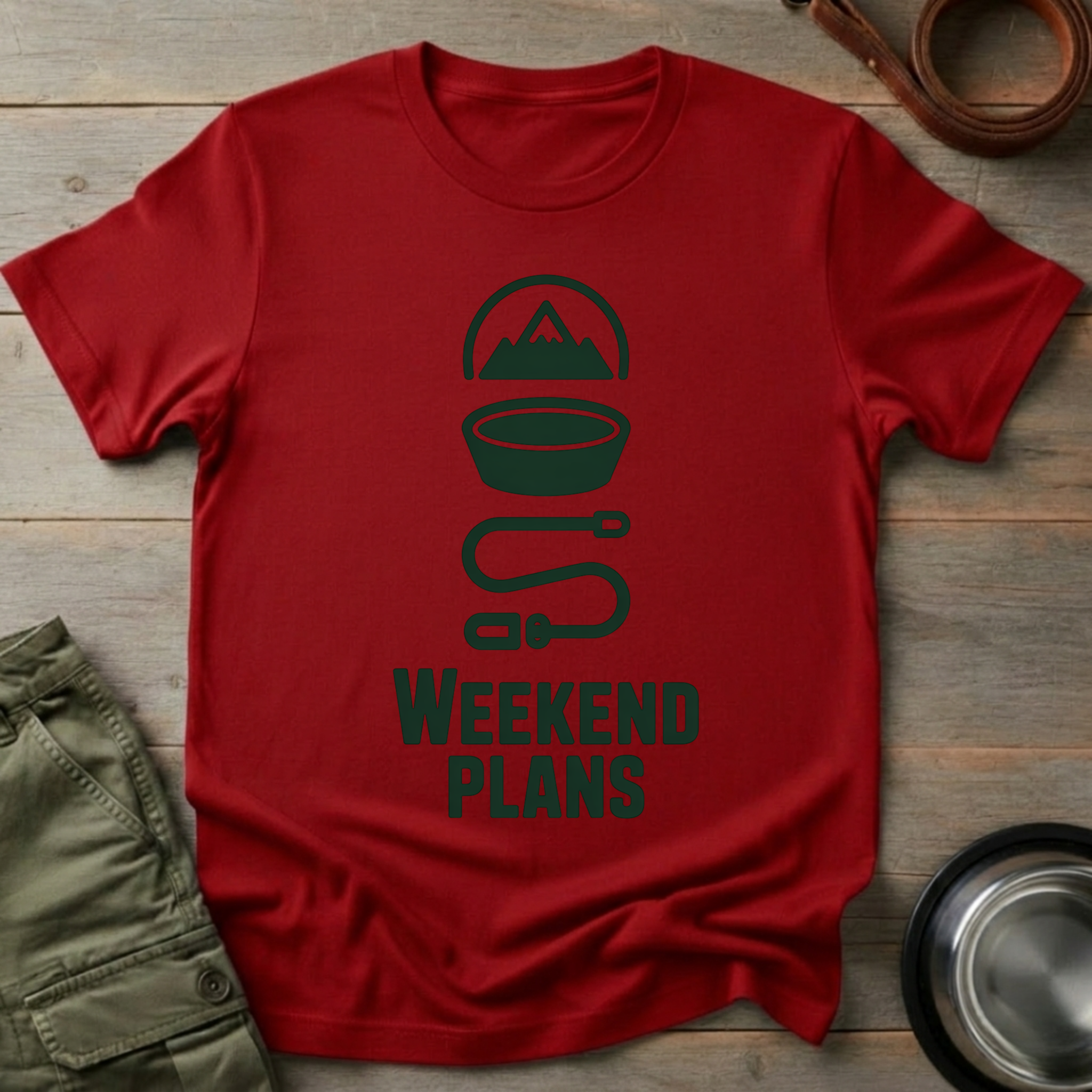 Dog Lover Weekend Routine Tee