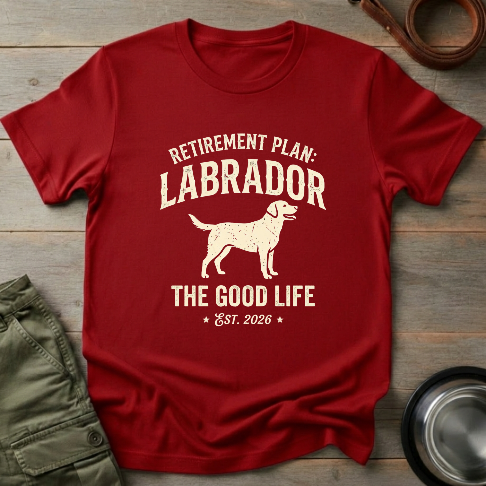 Labrador Retirement Plan Tee