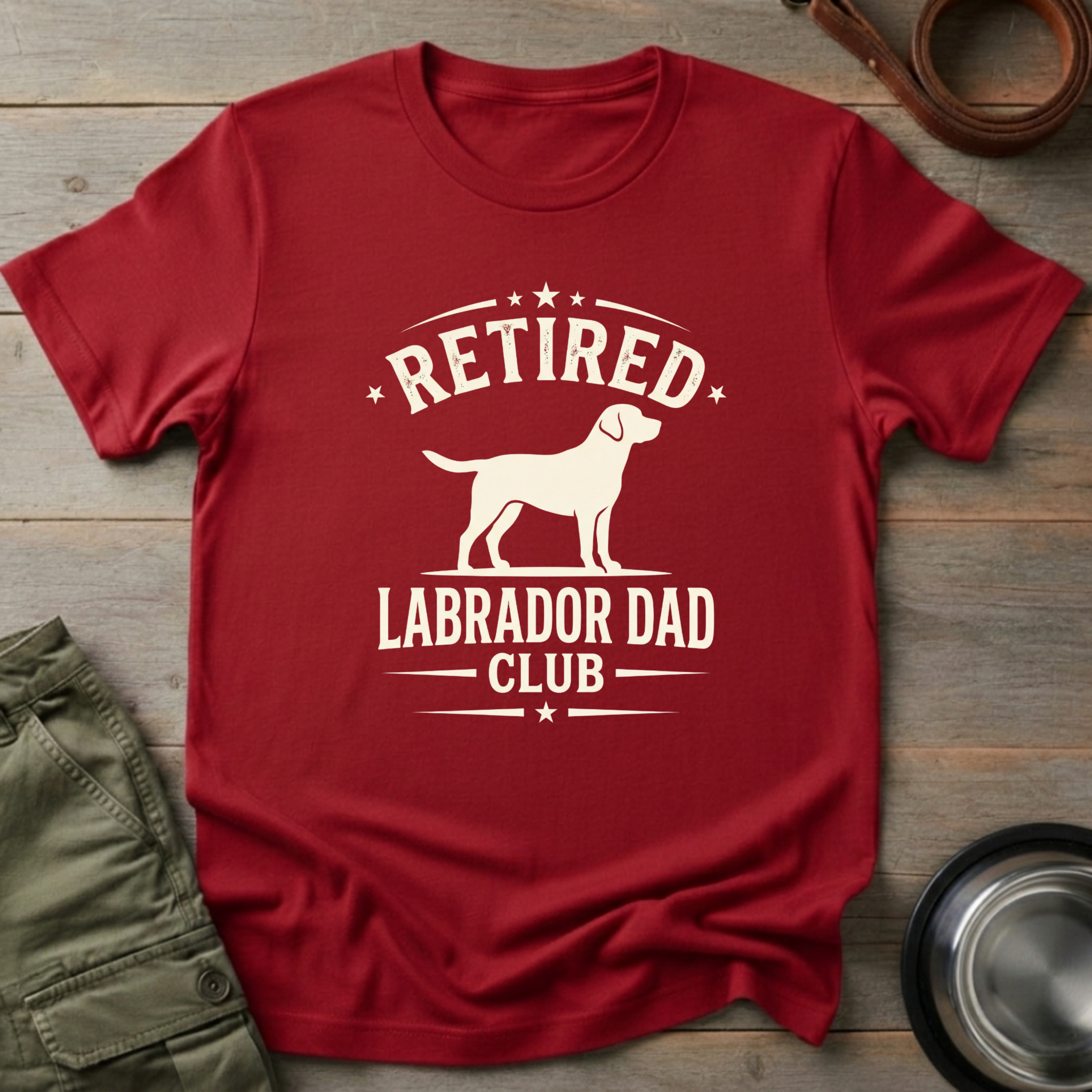Retired Labrador Dad Club Tee