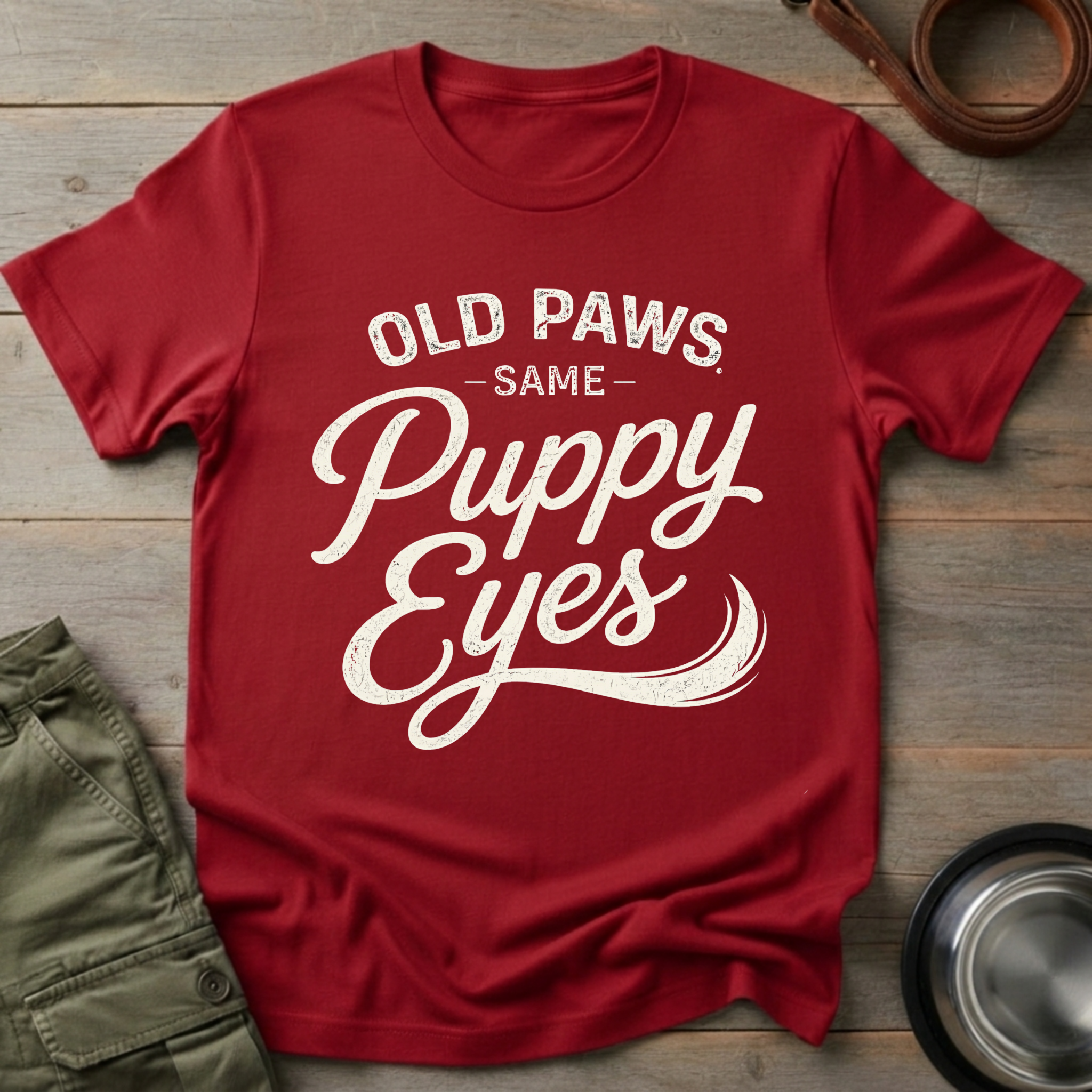 Old Paws Puppy Eyes Tee