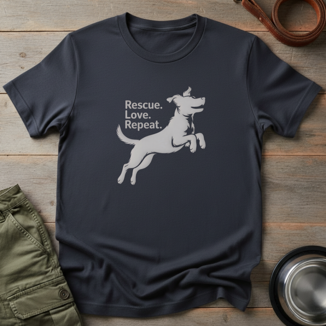 Rescue Love Repeat Tee