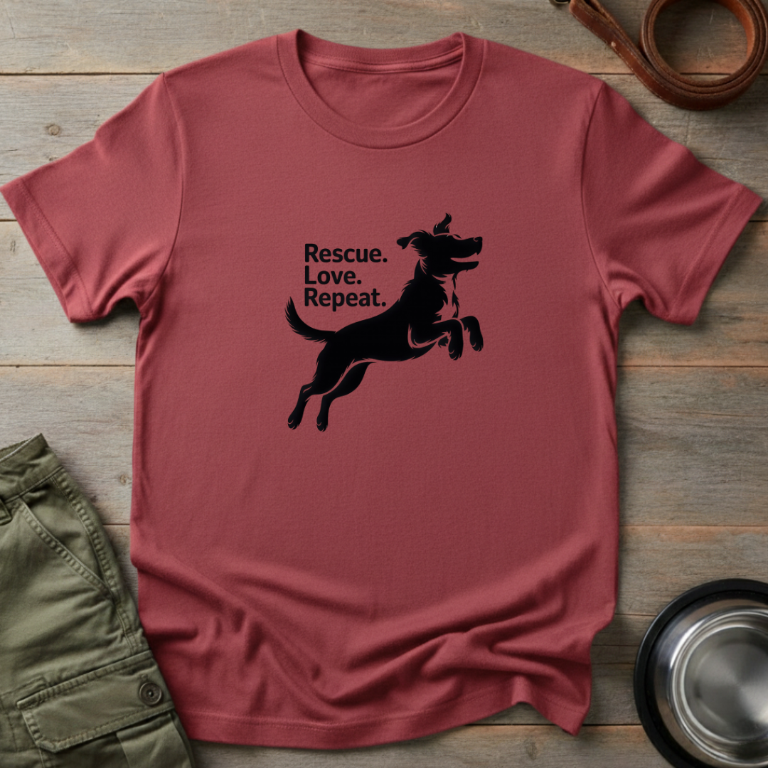 Rescue Love Repeat Tee
