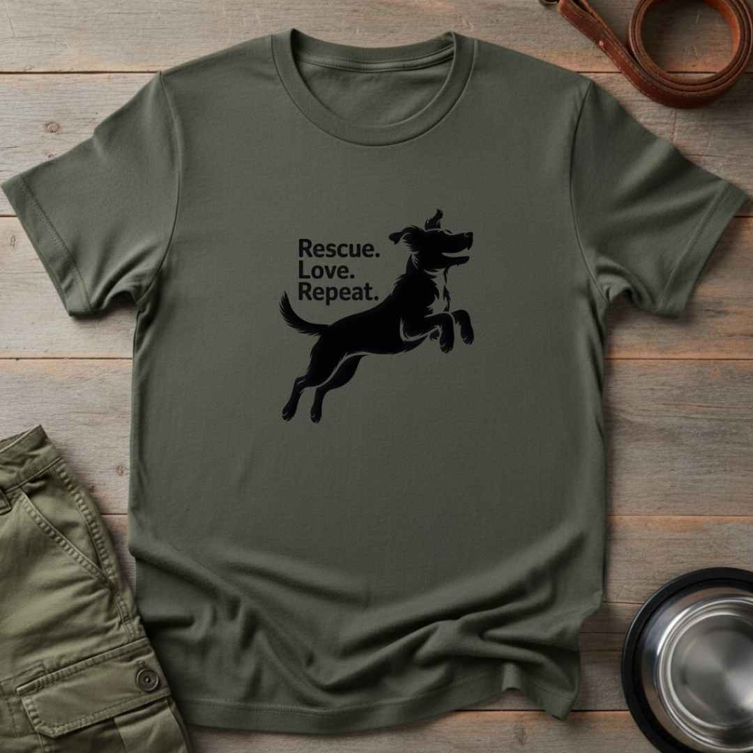 Rescue Love Repeat Tee