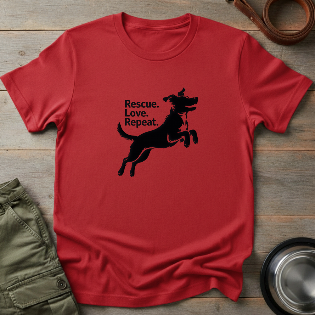 Rescue Love Repeat Tee