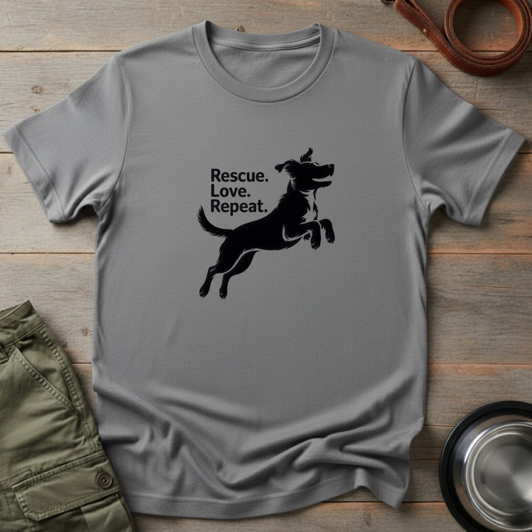 Rescue Love Repeat Tee