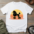Retro Poodle Sunset Tee