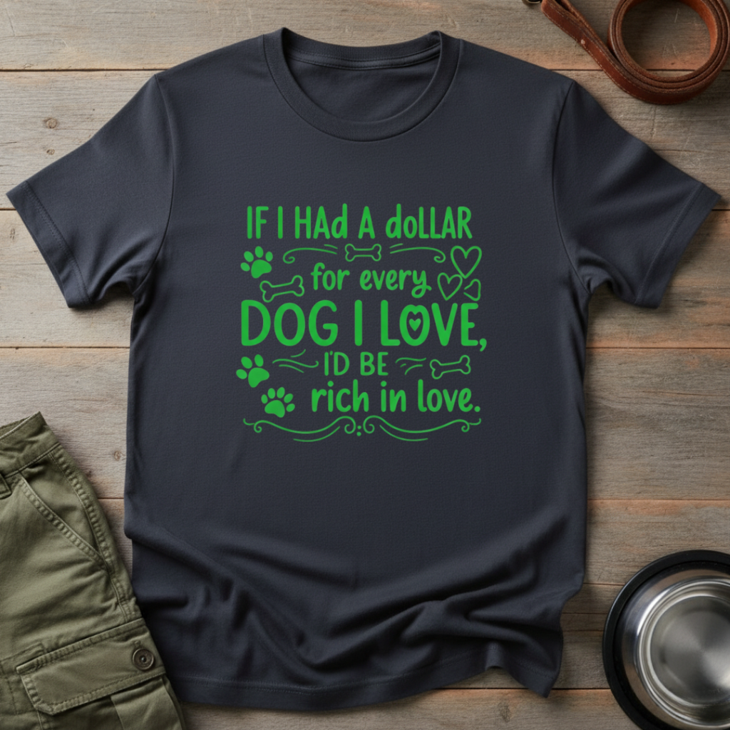 Rich in Dog Love Tee